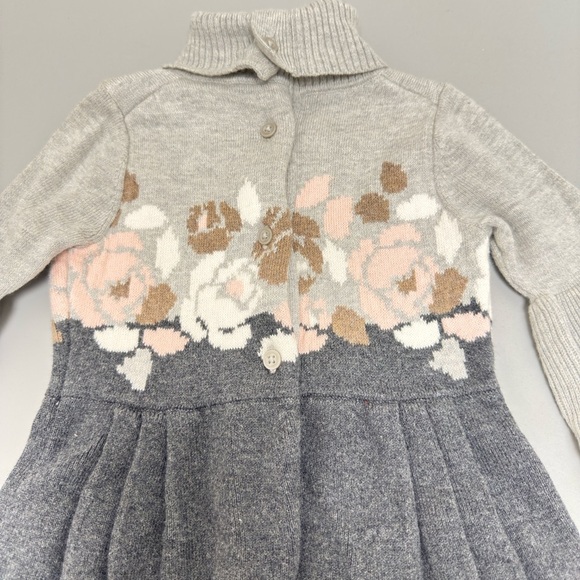 Janie and Jack dress size 18 to 24 months floral knit dress - Picture 2 of 9